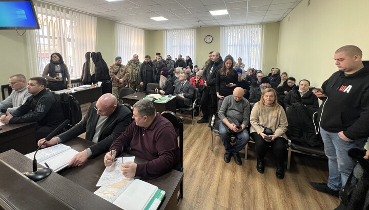 Session of the Vinnytsia Court of Appeal. Photo: Tulchyn Diocese