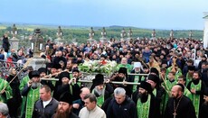 В Почаевской Лавре начались празднования дня памяти преподобного Иова (ФОТО, ВИДЕО)