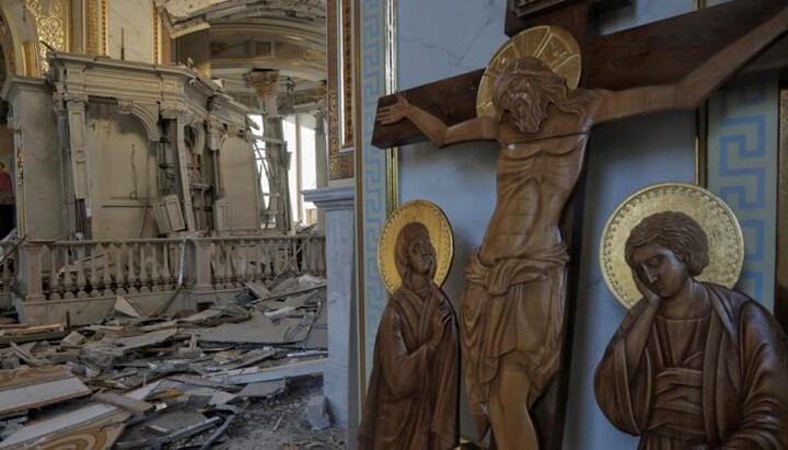 The Transfiguration Cathedral of the UOC in Odesa. Photo: REUTERS