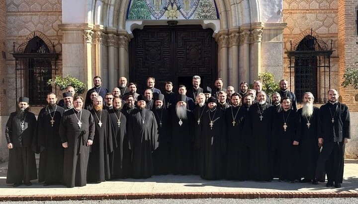 Clericii vicariatului Europei de Vest al Bisericii Ortodoxe Ucraiene. Imagine: vzcz.church.ua