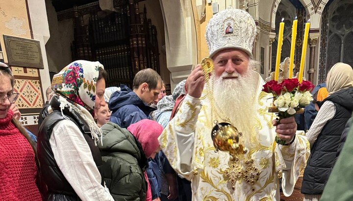 Управляющий Западноевропейским викариатством УПЦ епископ Боярский Вениамин. 5.04.24 г. Фото: Тг-канал УПЦ в Ирландии