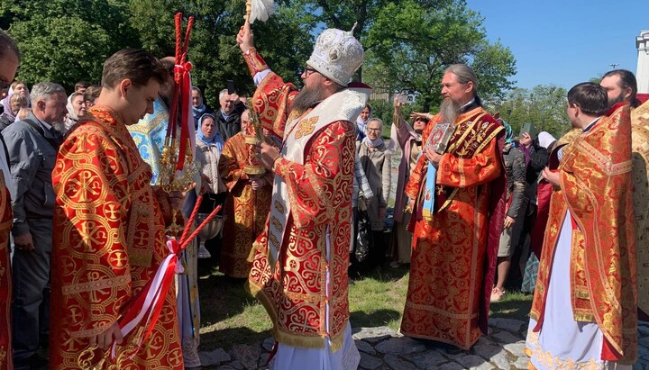 День памяти главной святыни Десятинного монастыря – иконы Божией Матери «Владимирская-Десятинная». 10 мая 2024 г. Фото: t.me/desyatinka