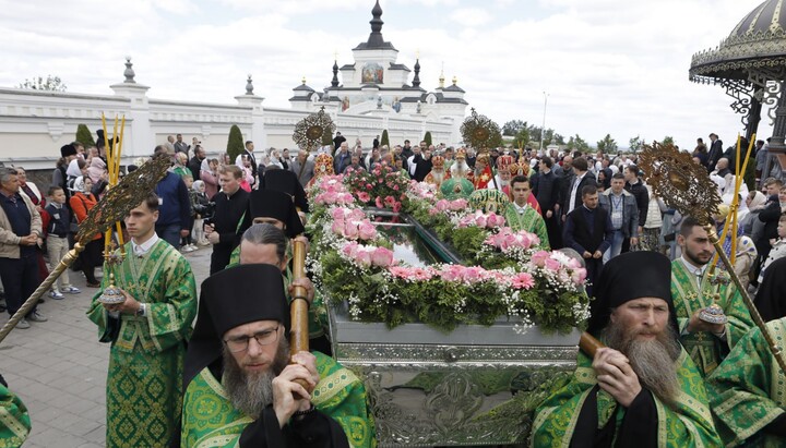 У Почаївській лаврі відсвяткували день пам'яті преподобного Амфілохія