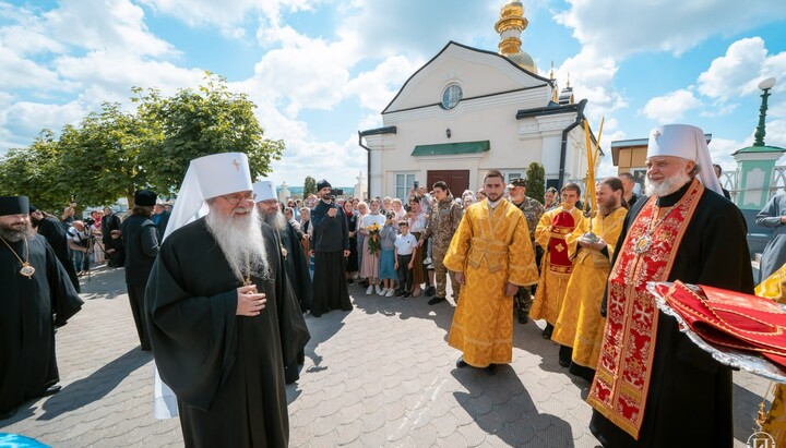 Предстоятель Православної Церкви Америки у Почаївській лаврі. Фото: УПЦ