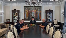 Dumenko, whose organization seizes UOC temples, meets with National Police