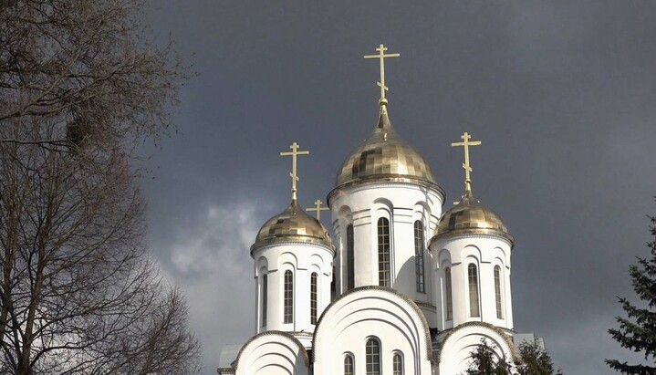 Кафедральный собор УПЦ в Тернополе. Фото: Суспільне Тернопіль