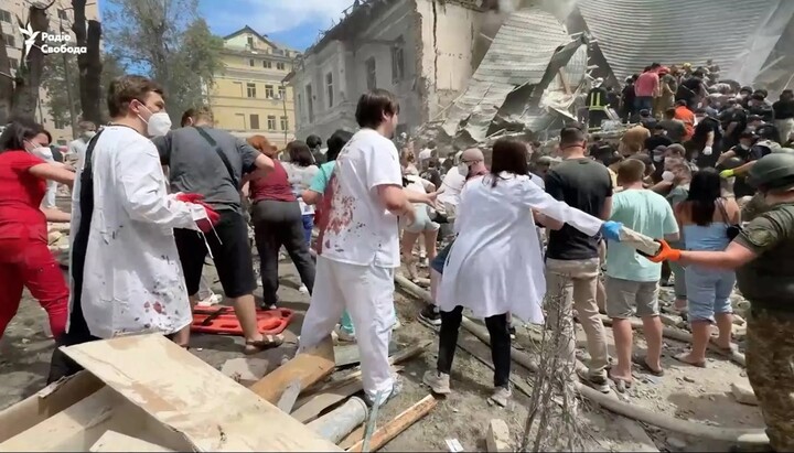 Ο Κιέβου Ονούφριος εξέφρασε τα συλλυπητήριά του για την πυραυλική επίθεση στο Κίεβο