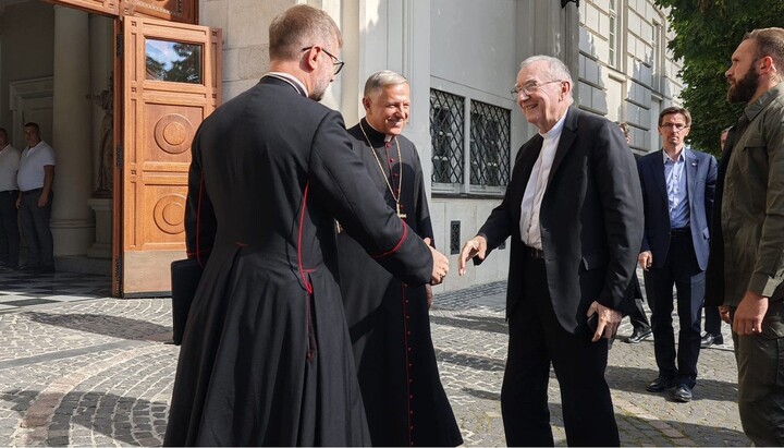 Cardinal Pietro Parolin arrived in Ukraine. July 19, 2024. Photo: Vaticannews