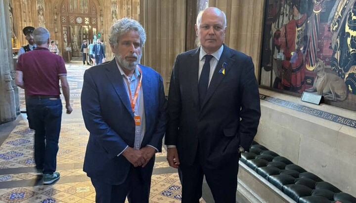 Photo: Robert Amsterdam and Sir Duncan Smith. Source: t.me/dozor_kozak1