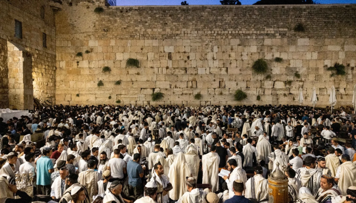 The Wailing Wall, which survived the destruction of the second temple by the Romans in 70 AD. Photo: Chaim Goldberg/Flash90