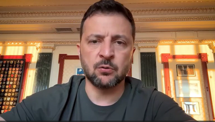 Președintele Volodimir Zelenski. Imagine: Screenshot video Zelensky