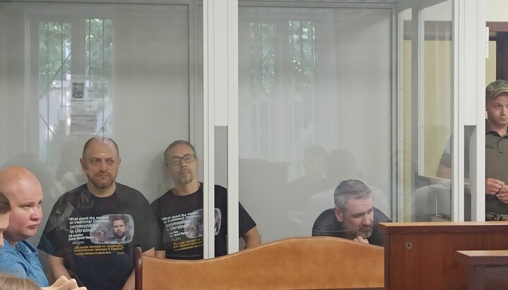 Journalists from the UOJ at the court hearing on August 19, 2024. Photo: Persecution In Ukraine