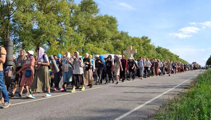 Cross Procession to Pochaiv on August 22, 2024. Photo: UOJ