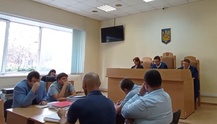 Hearing at the Northern Appellate Commercial Court in Kyiv. September 4, 2024. Photo: screenshot from the Dozor_kozak1 Telegram channel