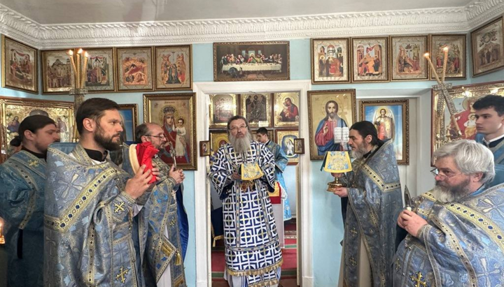 The UOC temple of the UOC Zaporizhzhia Eparchy. Photo: Zaporizhzhia Eparchy of the UOC