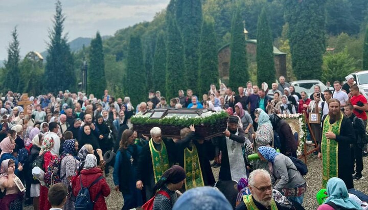 День памяти преподобного Иова Угольского в селе Малая Уголька. 18 сентября 2024г. Фото: Хустская епархия