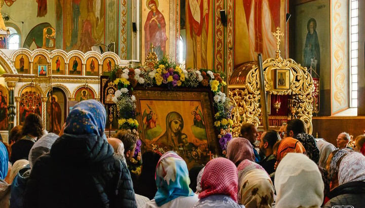 Икона Пресвятой Богородицы «Страстная» в Черкассах. Фото: Черкасская епархия