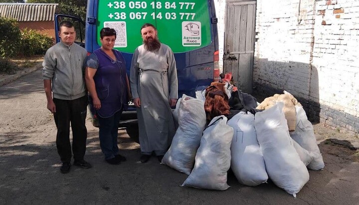 Гуманітарна допомога Полтавської єпархії. Фото: Facebook Полтавської єпархії