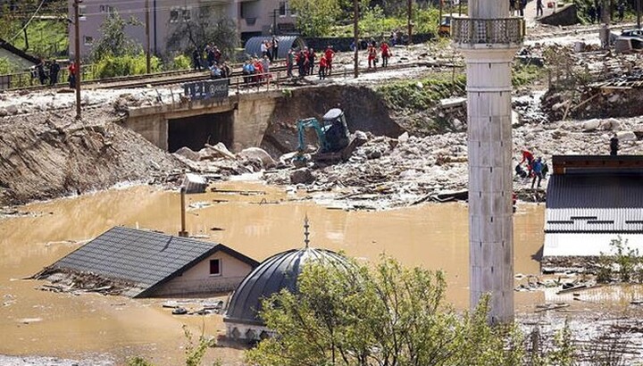 Південна Боснія і Герцеговина зазнала сильної повені. Фото: spc.rs