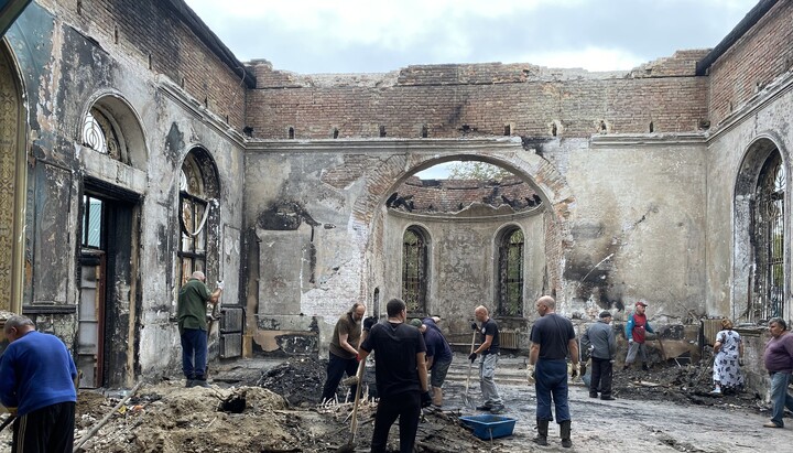 Храм УПЦ на честь ікони Божої Матері «Знамення» у Нікополі. Фото: Фейсбук Наталії Марущак