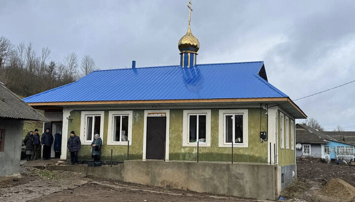 The Church of Saint Demetrius of Thessaloniki in the village of Morozivka. Photo: facebook.com/eparchia.mog.pod