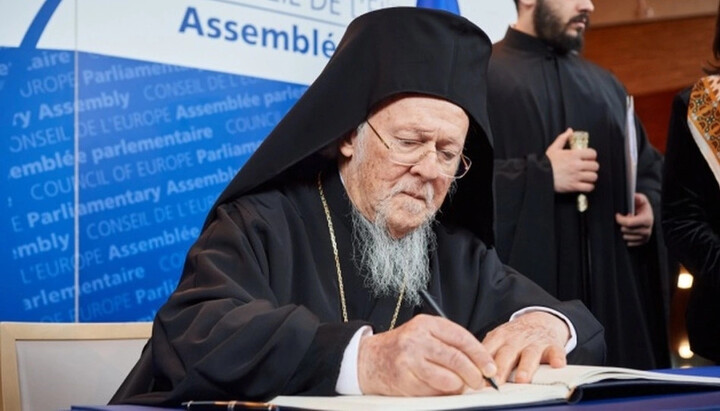 Patriarch Bartholomew. Photo: Ukrinform