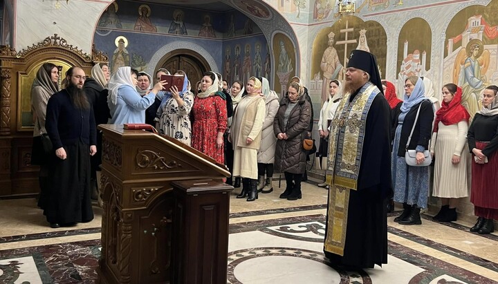 Молебень перед початком форума матінок. Фото: пресслужба УПЦ