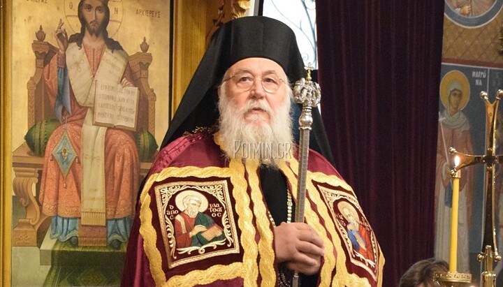 Metropolitan Nektarios of Corfu. Photo: Metropolis of Corfu