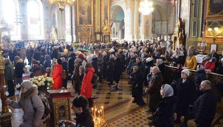 Богослужение в Харькове. Фото: Харьковской епархии