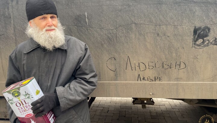 Monk of Sviatohirsk Lavra. Photo: Monastery's website