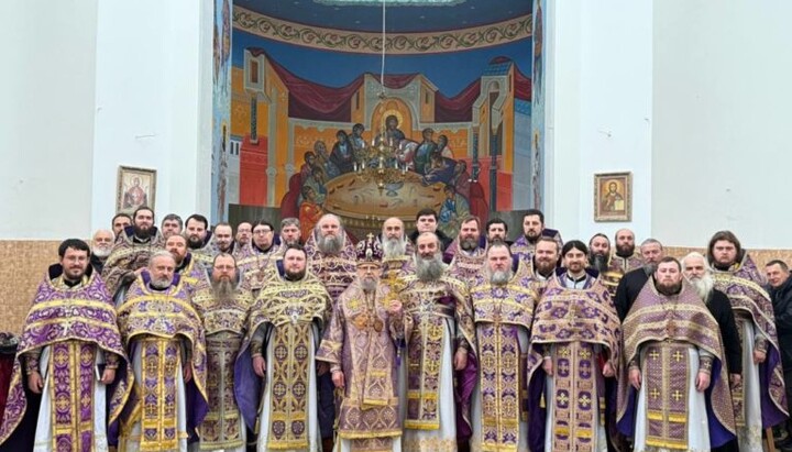 Divine Liturgy on March 19 led by Metropolitan Augustine in the Church of St. Panteleimon. Photo: Bila Tserkva Eparchy