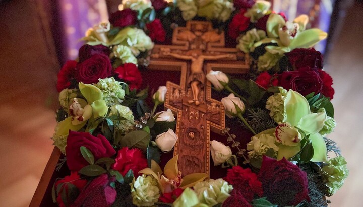 The Cross in the Kyiv-Pechersk Lavra. Photo: Lavra website