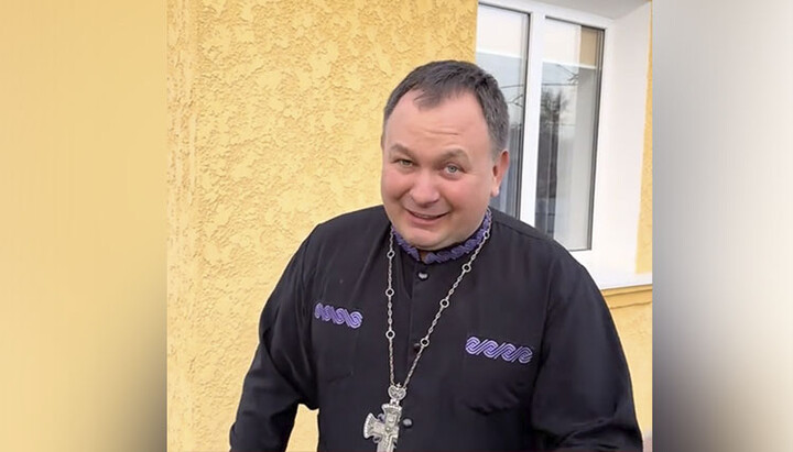 OCU cleric Oleksii Filiuk. Photo: Filiuk’s TikTok