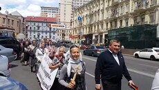 In Kiev UOC believers protest against LGBT march