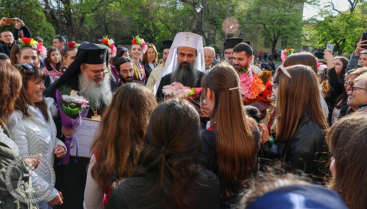 Встреча Патриарха Даниила в Варне. Фото: СПЖ в Болгарии