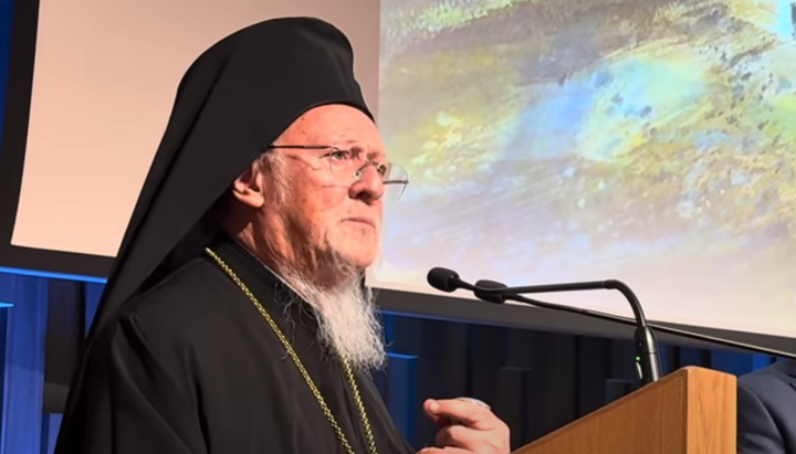 Патриарх Варфоломей. Фото: скриншот видео ecumenicalpatriarchate