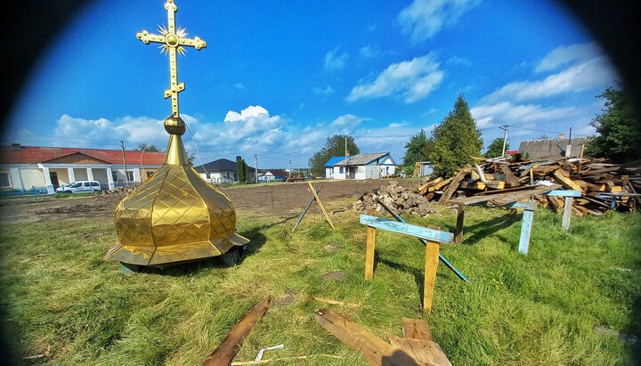 Biserica PCU în cinstea Zămislirii lui Ioan Botezătorul în s. Zaborol. Foto: Facebookul lui Nikolai Bendyuk