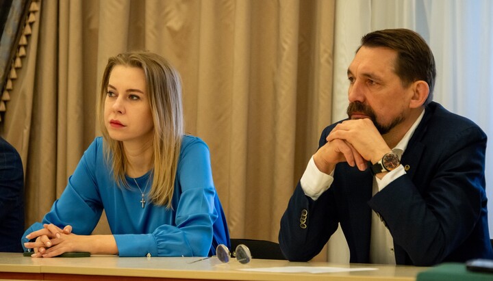 Котляревська і Точицький. Фото: Фейсбук заповідника