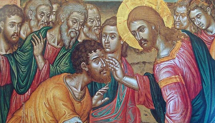 Healing of the blind-born. Photo: Open sources