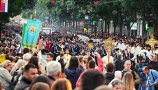 Πανηγυρική λιτανεία στο Βελιγράδι για την Ανάληψη