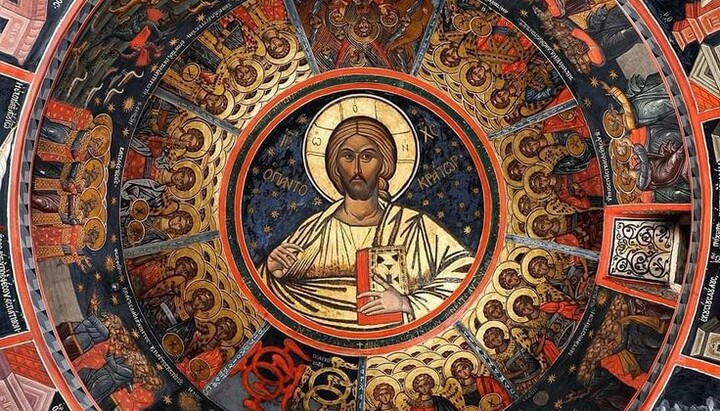 Fresco of Christ Pantocrator. Photo: open sources