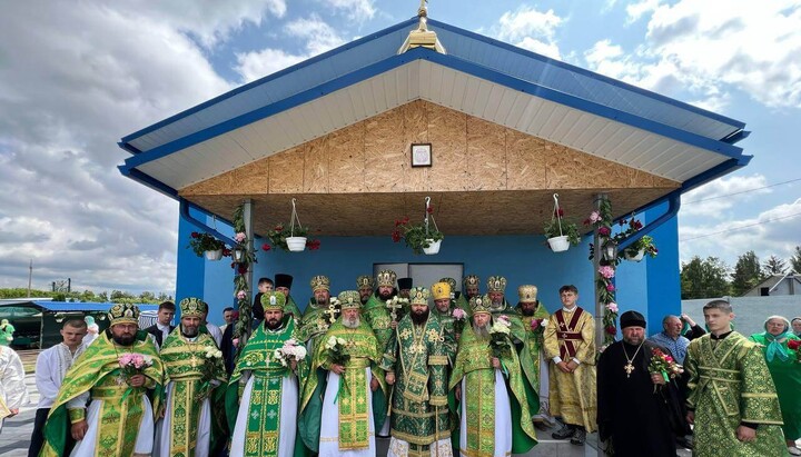 Храм УПЦ на честь Святої Трійці в селі Горбаків. Фото: Рівненська єпархія