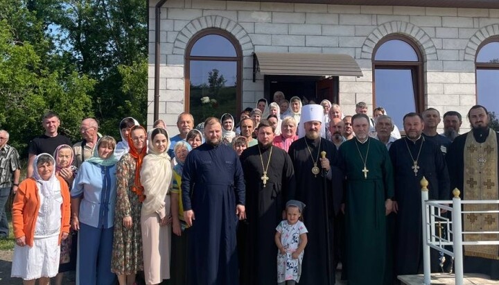 The Intercession Church of the UOC in the village of Manchenky. Photo: Kharkiv Eparchy