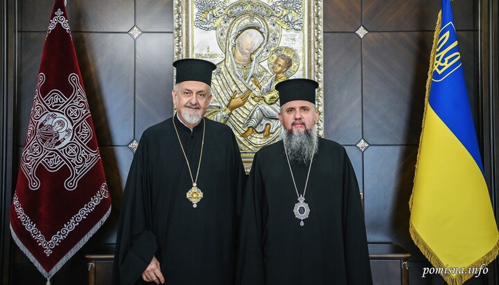 Митрополит Эммануил и Сергей Думенко. Фото: ПЦУ