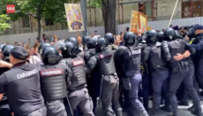 В Кишиневе полиция разогнала православных, протестовавших против гей-парада