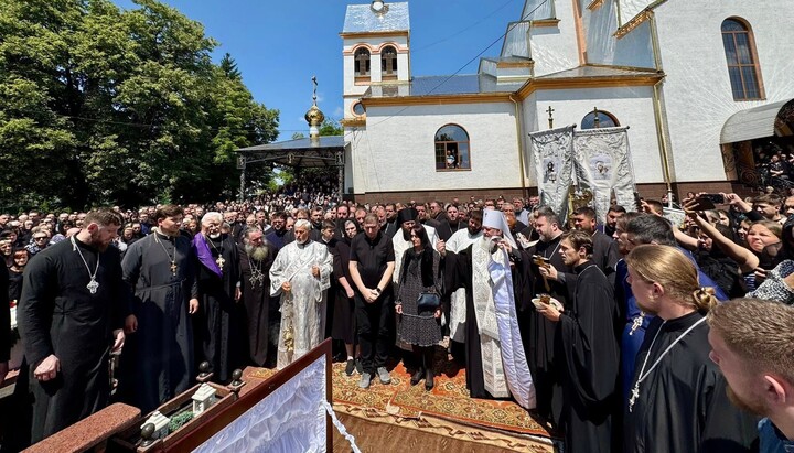 Похороны протоиерея Георгия Чулей. Фото: Мукачевская епархия