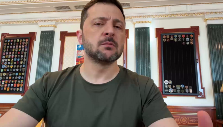 V. Zelensky. Photo: video screenshot t.me/V_Zelenskiy_official