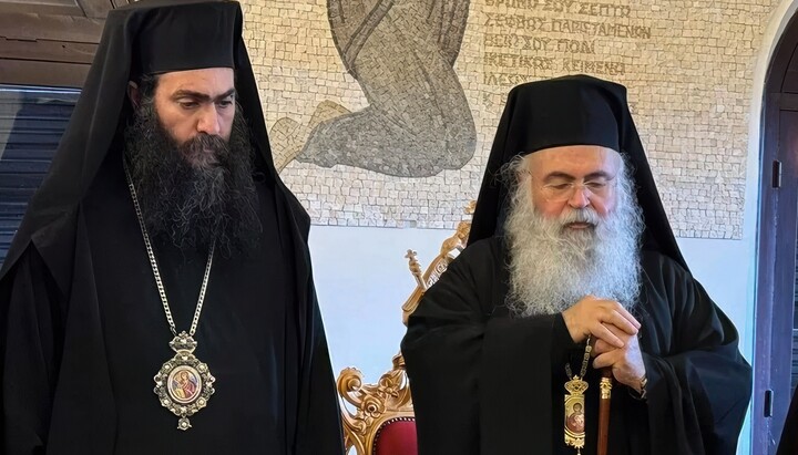 Μητροπολίτης Τυχικός και Αρχιεπίσκοπος Γεώργιος. Φωτογραφία: ΣΠΖ στην Ελλάδα