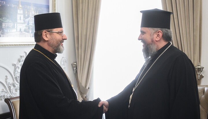 Шевчук и Думенко. Фото: пресс-служба ПЦУ
