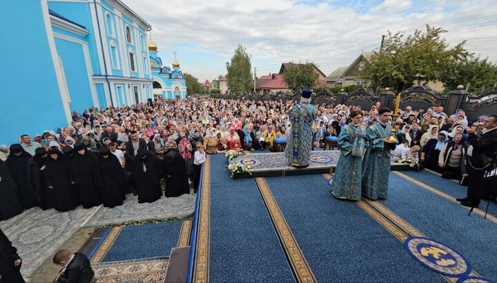 Престольне свято в Боянському монастирі. 25 вересня 2024 р. Фото: Фейсбук вірян Чернівецької єпархії